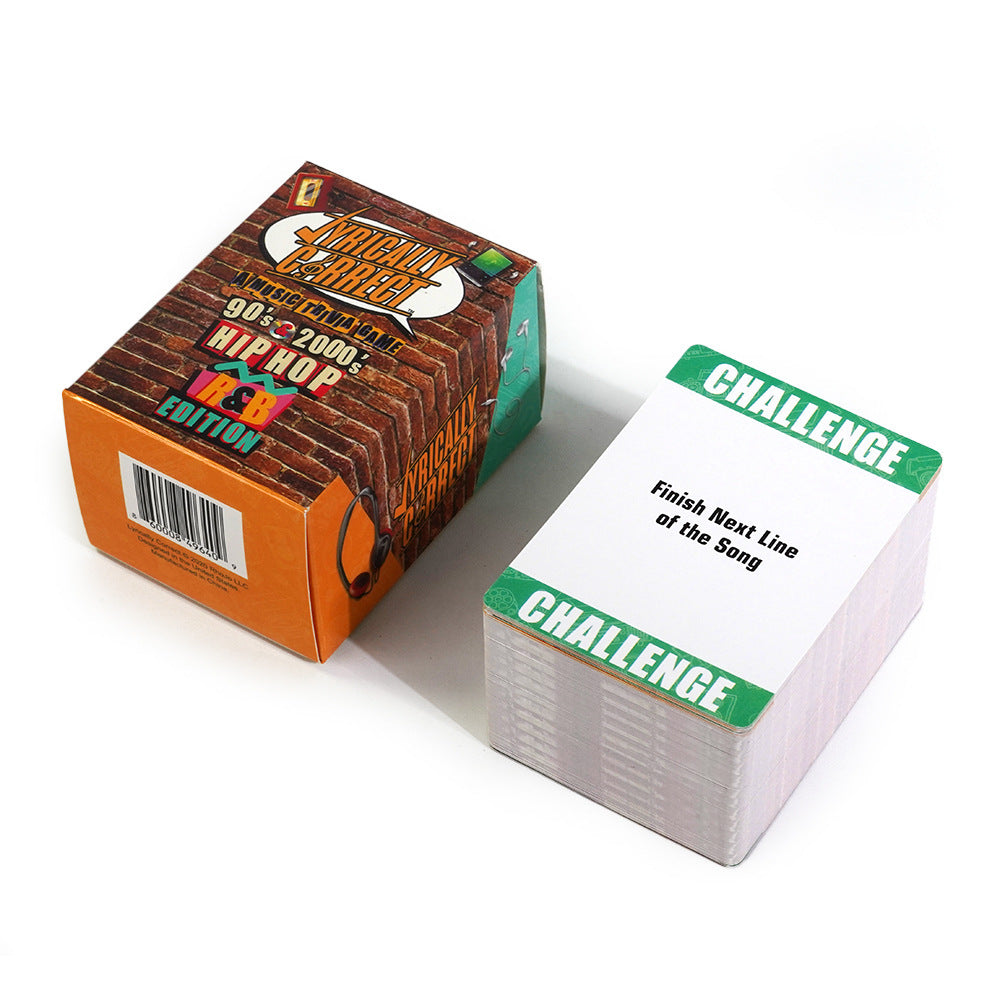 Lyrically Correct 90's & 2000's Hip Hop and R & B Edition Card Music Trivia Game Lyrically Correct 90's & 2000's Hip Hop and R & B Edition Card Music Trivia Game